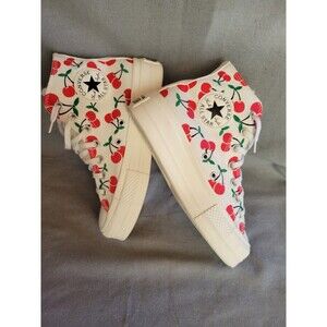 Converse Chuck Taylor All Star Women's Lift Platform High Cherries W Size 7.5